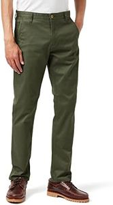 Dockers Men's Alpha Original Khaki Trousers, Dockers Olive, 34W x 30L
