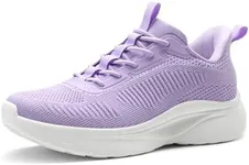 NORTIV 8 Women's Slip on Walking Shoes Tennis Lightweight Gym Sneakers ActiveFlow Workout Breathable Hands-Free Cross Trainer Comfortable Fashion Sneakers,Size 8,Purple,SNWS2413W