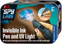 Thames & Kosmos Spy Labs Inc: Invisible Ink Pen and UV Light Exchange Top Secret Info Securely | Essential Tools and Tricks of The Trade from The Detective Gear Experts for Young Investigators