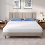 Avenco 4FT6 Double Mattress,9 Zone Hybrid Foam Mattress,with Breathable Skin-friendly Fabric Fire Resistant Barrier,CertiPUR-US Certified（135x190x18cm）