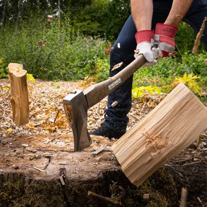 Roughneck Hickory Log Maul – 2kg Wood Splitting Axe