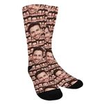 Smile lab Personalised Socks with Photo,Novelty Custom Face Socks Gift for Christmas,Birthday,Valentine's Day