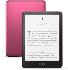 All-new Amazon Kindle Paperwhite Signature Edition (32 GB) – Our fastest Kindle with auto-adjusting front light, wireless charging, and weeks of battery life – Metallic Raspberry