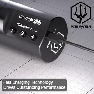 POSEIDON Wireless Rotary Tattoo Kit – Cordless Machine for Artists