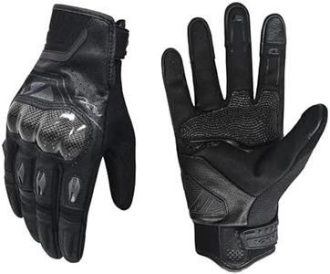 VXW Motorcycle Gloves for Men and Women Full Finger Touchscreen Motorbike Gloves High Protection Biker Gloves(Large
