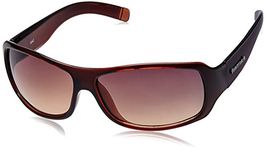 Fastrack-P089BR2 Brown Wrap-around Sunglass For Men