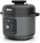 Ninja HyperHeat 9-in-1 6.5-qt Pressure Cooker | Steams, Slow Cooks, Sears, Sautés, Sous Vide, Yogurt & More | With SimpliServe Pot | Powerful 1200-Watt | Grey | PC201GY