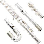 EASTROCK Silver Plated C Flute Clos