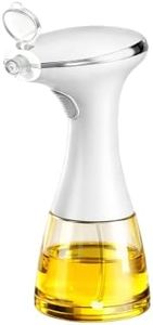 ALLHOPE Electric Oil Sprayer for Cooking, USB Rechargeable Olive Oil Sprayer with One-Touch Mist, Leak-Proof, Dustproof Design, Perfect for Healthy Cooking, Olive Oil Dispenser for Precise Control