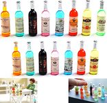 Miniature Bottles Wine Bottles miniverse Make it Mini Food Mini House Drink Accessories Doll Miniature Mini Verse for 1:12 Scale Dollhouse (15 Pcs Wine Bottles Ramdon)