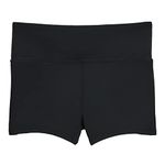 KNIX Kt Teen Period Swim Short, Period Swimwear for Teens, Swim Bottom, UPF 50+ Fabric, Machine Washable, Black, X-Large (1 Pack)