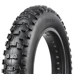 MOHEGIA Ebike Fat Tire: 20 x 4.0 Inch E-Bike Mountain Tire High-Performance Puncture-Resistant and All-Terrain Folding Replacement Bicycle Tire with Offroad or Trail Riding