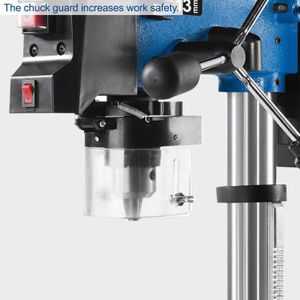 Scheppach DP16SL Bench Pillar Drill – 550W, Variable Speed, 13mm Chuck