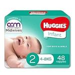 Huggies Infant Nappies Size 2 (4-8k