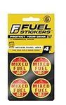 Mixed Fuel 40:1 Sticker, Gas Oil Mi