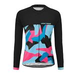 UGLY FROG Women's Autumn Cycling Jerseys Breathable Long Sleeve Biking Tops Mountain