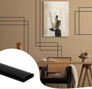 JSIWOTH 52.5 Ft Peel and Stick Trim, Matte Black Molding Trim Waterproof for Wall, Baseboard, Edges, Borders, Window Frames, Backsplash Tiles, Flexible and Self Adhesive Trim