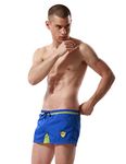 SEOBEAN New Mens Low Rise Sports Soft Running Training Short Pants (M(31-33 inch), 2662 Blue)