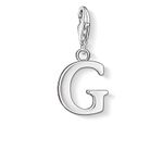 Thomas Sabo Women Charm Pendant Letter G Charm Club 925 Sterling Silver 0181-001-12