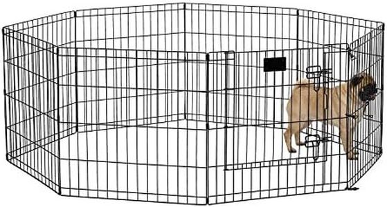 MidWest Homes for Pets Folding Metal Exercise Pen/Pet Playpen