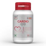 KLR.FIT Cardio Q10- Highest Strength Ubiquinol Co Enzyme Q10 with Black Pepper extract(95% Piperine) for maximum absorption | Powerful Antioxidant for Heart | Essential for Energy Production-60N Caps