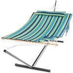 PNAEUT Double Hammock with Stand fo