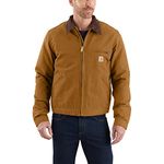 Carhartt Men's Relaxed Fit Duck Blanket Lined Detroit Jacket, Carhartt Brown, M