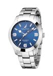 Nautica Men's Pacific Beach Stainless Steel Bracelet Watch (Model: NAPPBF202), Silver