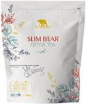 The Green Bear Detox Tea Natural Herbal Tea Detox Tea Ignites Metabolism, Fights Bloating and Exquisite Taste - 1 pkg 160g=50