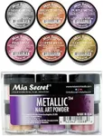 Mia Secret -Metallic Nail Acrylic Powder set of 6