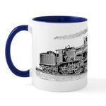 CafePress Vintage Trains Mug 11 oz (325 ml) Ceramic Coffee Mug