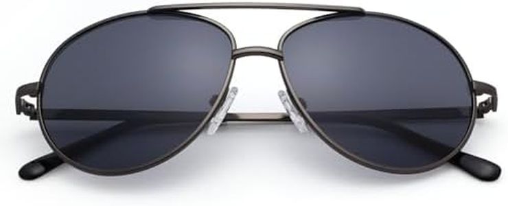 LotFancy Kids Aviator Sunglasses for Girls Boys, 100% UV Protection for Children Youth Juniors, Small Face Sun Glasses, Gray Frame & Lens