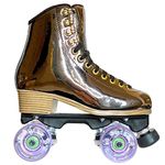 Jackson EVO Viper Nylon Outdoor Roller Skates - Gunmetal w Lilac Wheels, Size 8