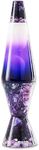 Spencer Gifts Colormax Amethyst Lava Lamp - 17 Inch | Amethyst Base | Clear Liquid | White Wax | Tri-Colored Globe | Home Décor