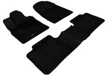 3D MAXpider Custom Fit Kagu Floor Mat (Black) for 2013-2021 Jeep Grand Cherokee - 1ST Row 2ND Row