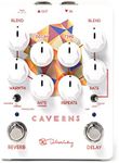 Keeley Caverns V2 Reverb and Delay Pedal, White (KCav2)