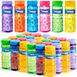 JOYIN 36 Pcs Bubble Bottles with Wa