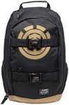 Element Men's Mohave Backpack-Lightweight School Bookbag with Skate Straps, Flint Black, One size