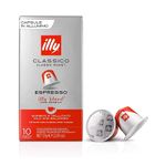 ILLY 100 Capsules Compatible Nespresso 10 Pack of 10 Caffè Gusto Classico