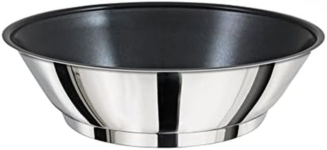 Magma A10-369-2-IND Wok/Sauté/Omelette Pan, Induction Cook-Top, Stainless Steel with Ceramica Non-Stick