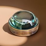 Perfect Plaza Vintage Desk Magnifier Glass Paperweights Antique Brass Desk Magnifier