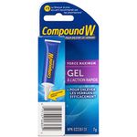 Compound W Wart Remover, Salicylic Acid, Maximum Strength, Fast Acting Gel - 7ml - For Treatment & Common/Plantar Wart Removal