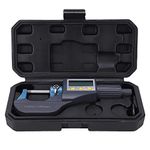 0.001mm High Depth 0-25mm Micrometer Electronic Digital Outside Micrometer Ideal for measuring dimensions in inches & mm