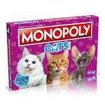 Winning Moves Cats Monopoly Board Game , Featuring 22 of our cats favourite places to nap, includes bespoke tokens and trade your way to success, 2–6 players makes a great gift for ages 8 plus