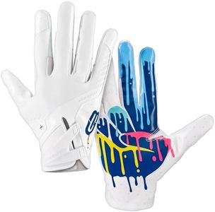 Grip Boost Youth Football Gloves Peace Stealth 6.0 Boost Plus Technology Kids Receiver Gloves - Youth Sizes (Crucial Catch, Youth Large)