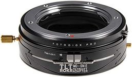 Fotodiox Pro TLT ROKR - Tilt/Shift Lens Mount Adapter Compatible with Minolta Rokkor (SR/MD/MC) SLR Lenses to Sony Alpha E-Mount Mirrorless Camera Body