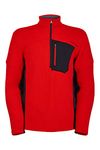 Spyder Men's Bandit Half Zip, Volcano, Large, Volcano, Large