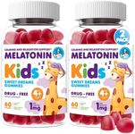 DR. MORITZ Melatonin Gummies for Kids and Adults Childrens Gummy with Natural Strawberry Flavor - Chewable 1mg Melatonin Gummies for Teens – Melatonin for Kids (120 Count)