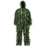 Zicac 3D Leaves Ghillie Camouflage Clothing Tops Pants Jacket Hunting Paintball Airsoft