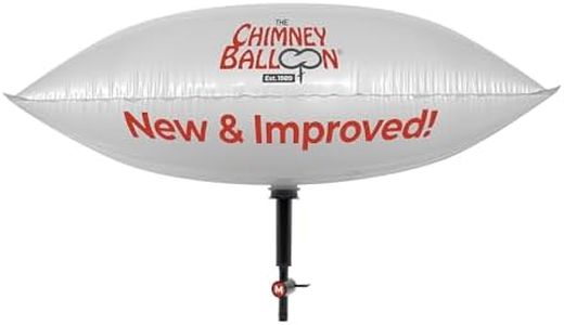 15 x 9 inch Chimney Balloon Chimney Draught Excluder + Free Mouth Inflation Tube - Original and Best, Made in The UK